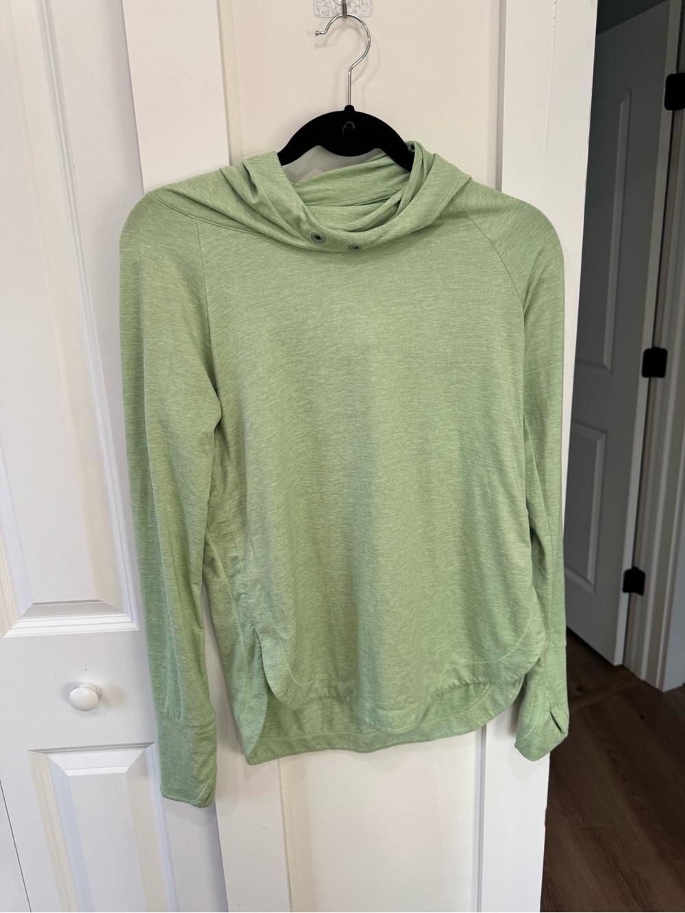 Athleta Mint Green Hooded Pullover